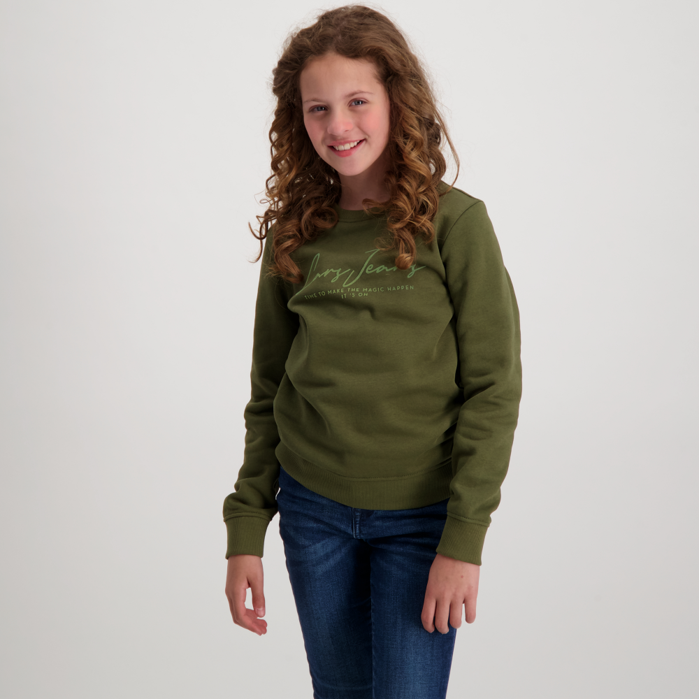 CA6237 Trui / Sweater Kids NANA SW Army