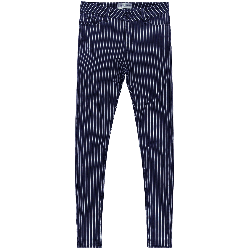 CA5466 Broek KIDS OTILA STRIPE BLUE&WHIT