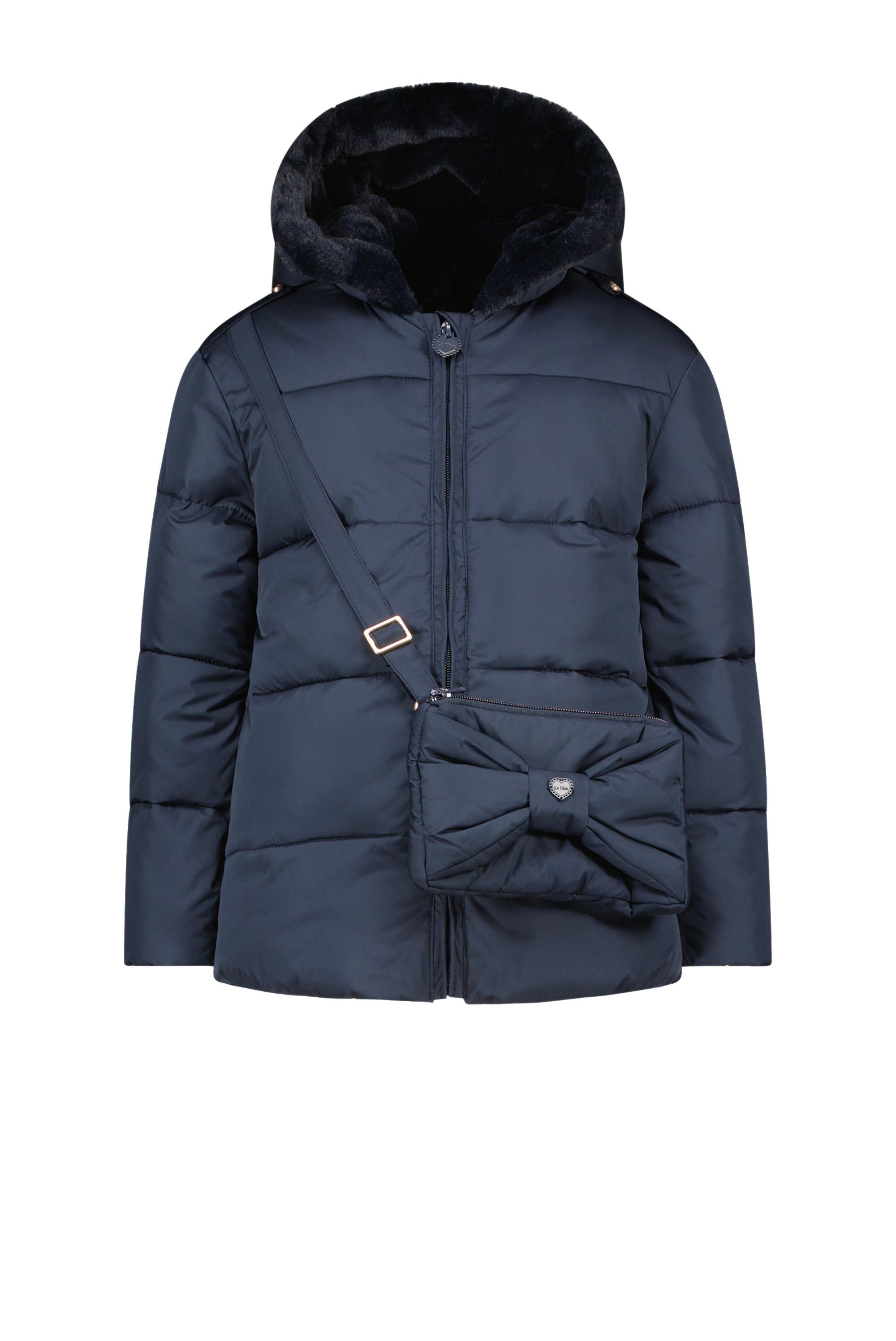 Jas♥ BABS ♥ short coat with bow-bag *Blue Navy*