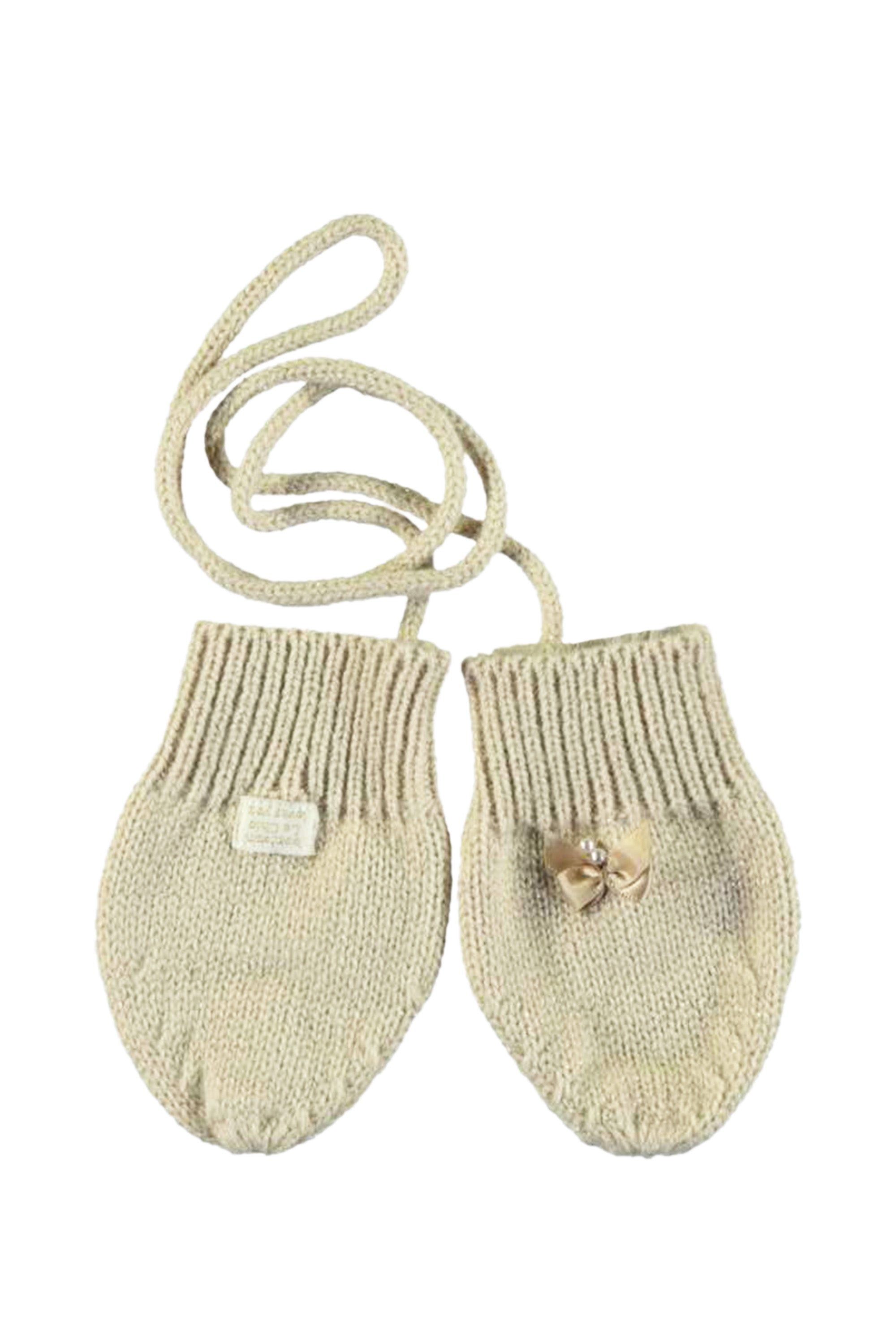 ♥ RATEAU ♥ knitted mittens *Pearled Ivory*