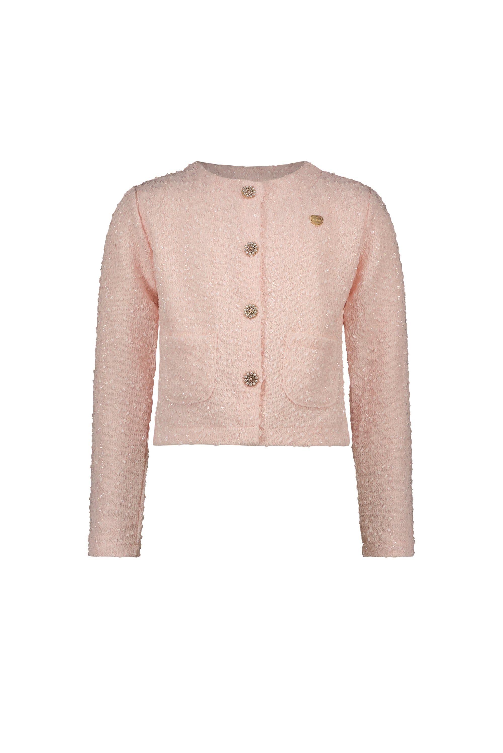 ♥ AMSY ♥ glitter knit jacket *Rose Quartz*