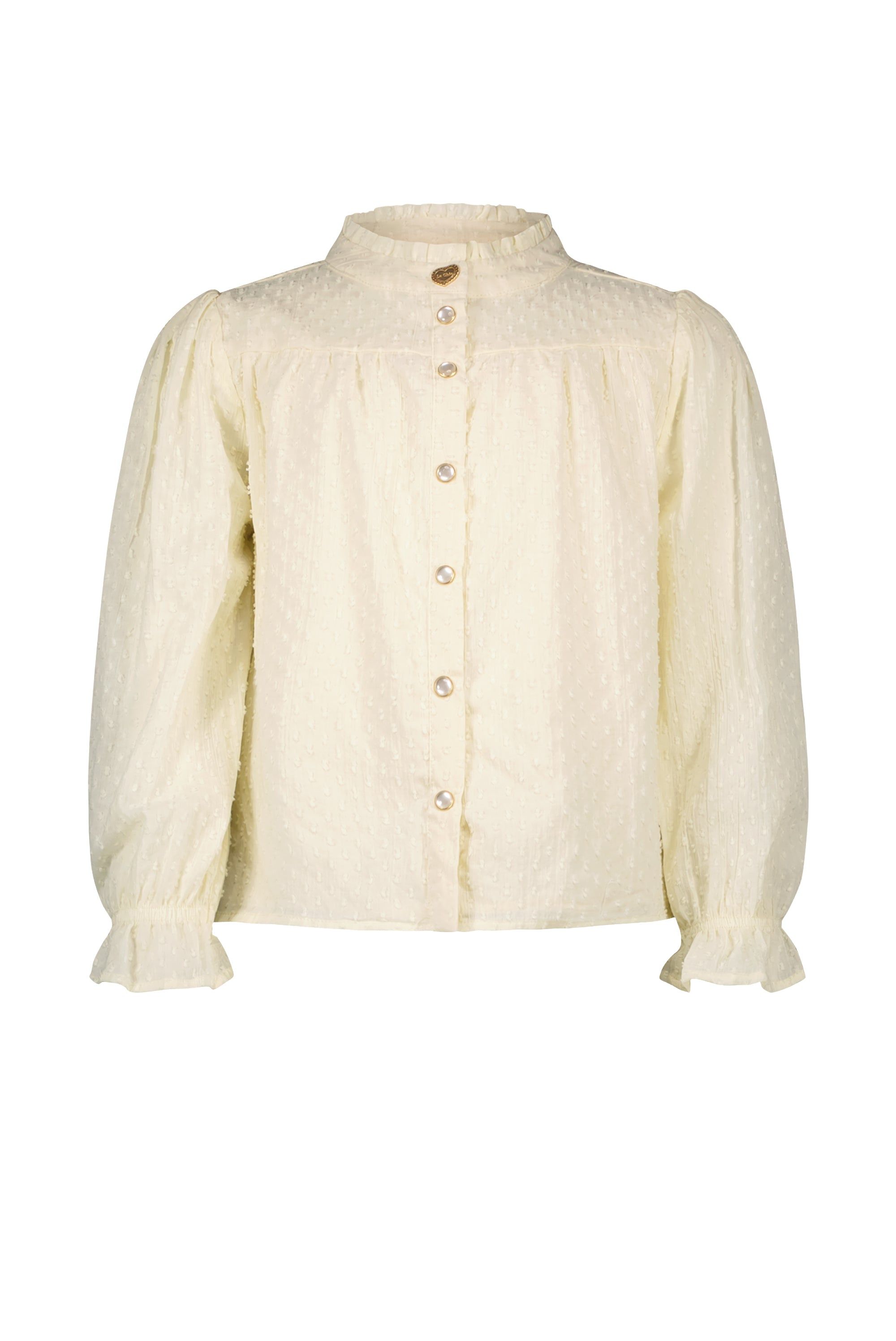 ♥ ECLAIRE ♥ dotted voile blouse *Dreamy Creamy*