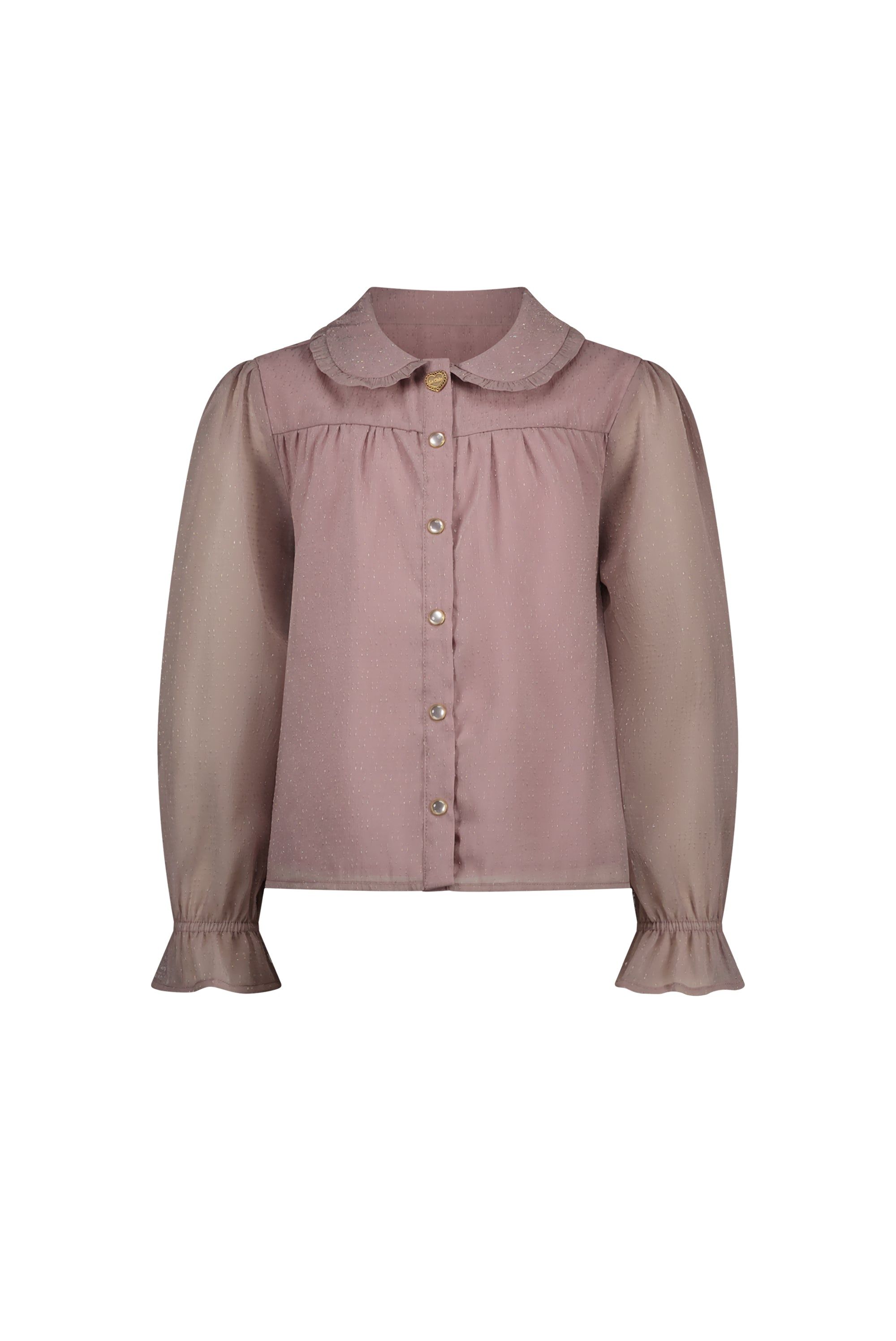 ♥ ECLAIRE ♥ structure-voile blouse *Sweet Plums*