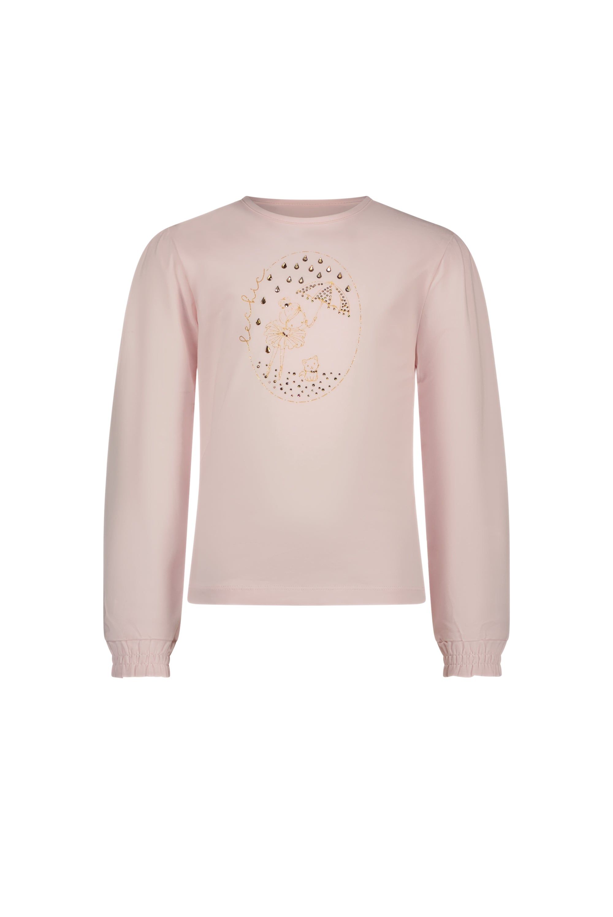 ♥ NONSY ♥ umbrella girl T-shirt *Rose Quartz*