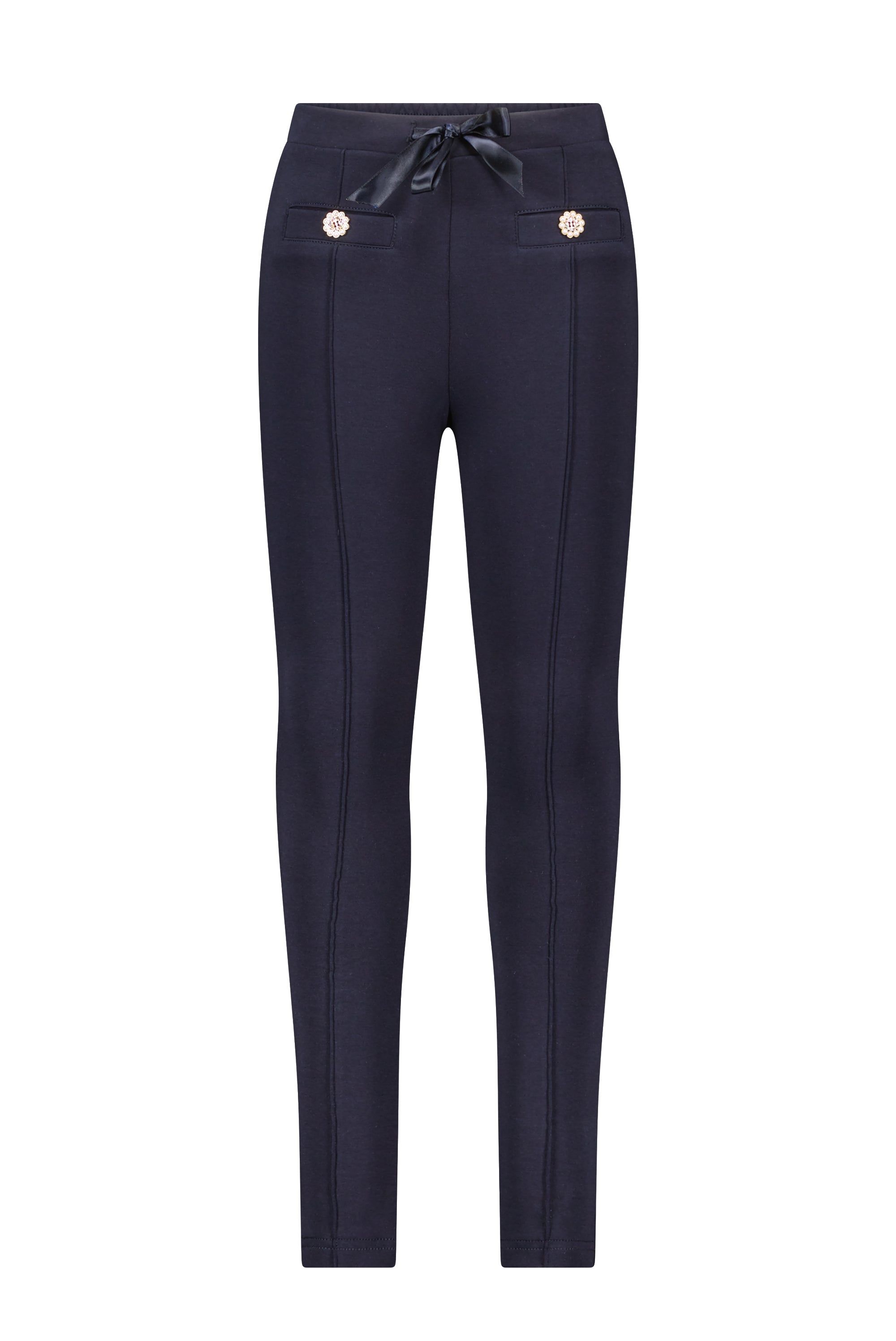 Broek♥ DEMIRA ♥ thick jersey trousers *Blue Navy*