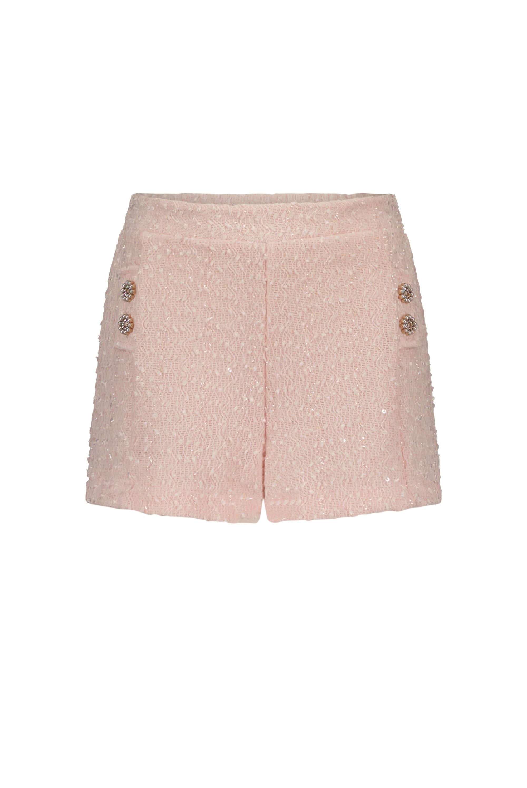 ♥ DONSER ♥ glitter knit shorts *Rose Quartz*