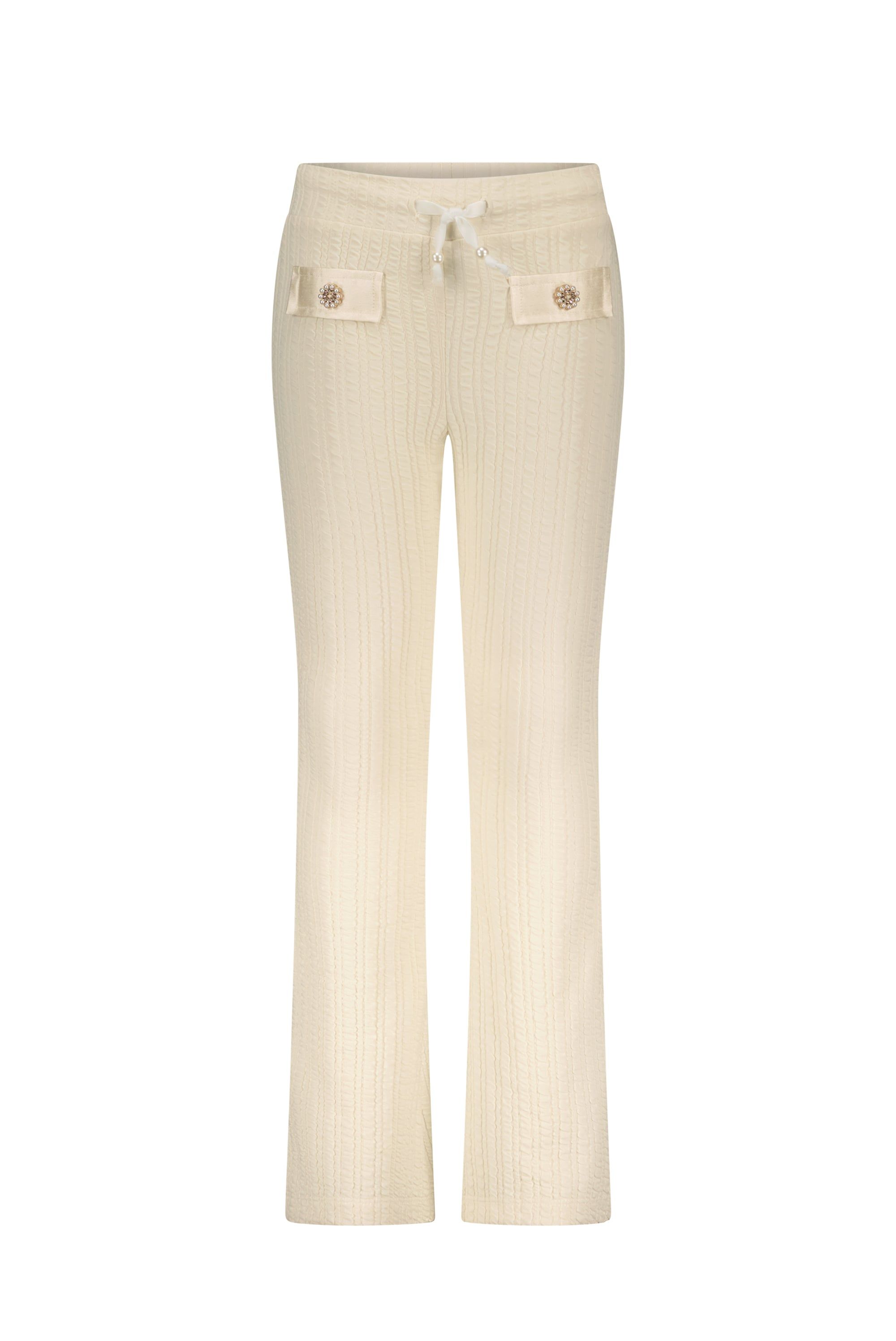 Broek♥ DEBONT ♥ cable knit trousers *Dreamy Creamy*