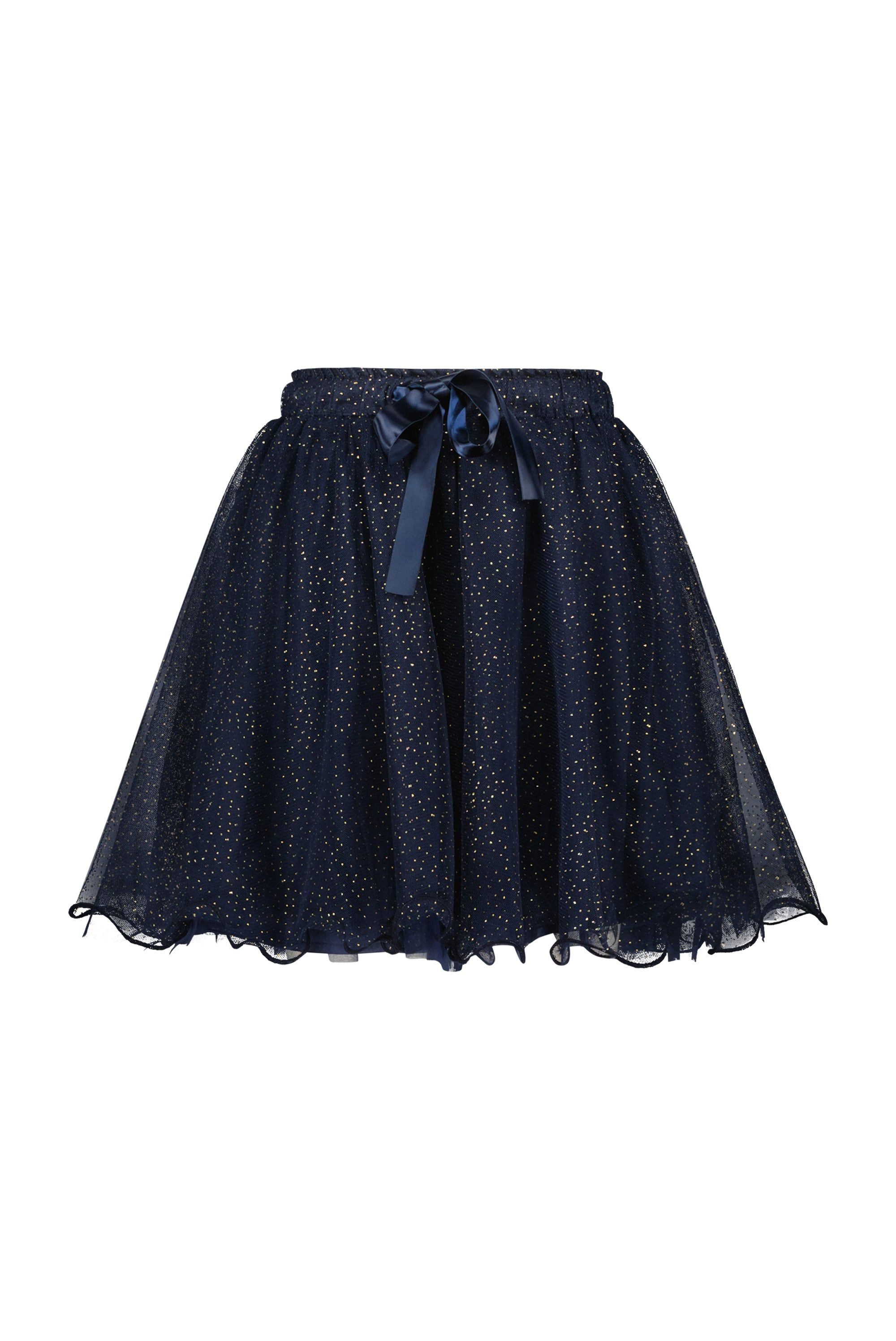 Rok♥ TREACLE ♥ sparkly net skirt *Blue Navy*