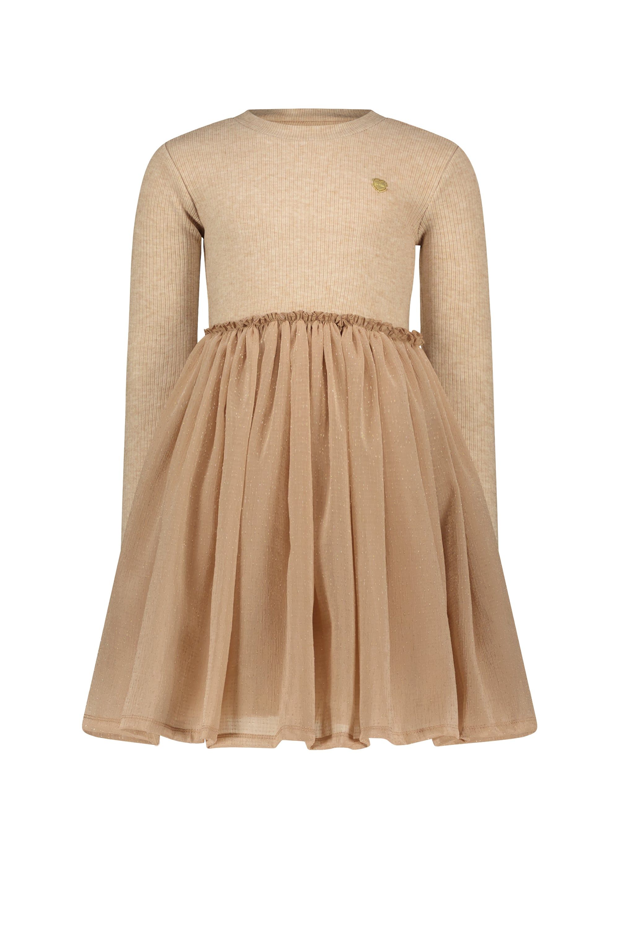 Jurk♥ SMART ♥ soft knit&tule dress *Cute Cortado*