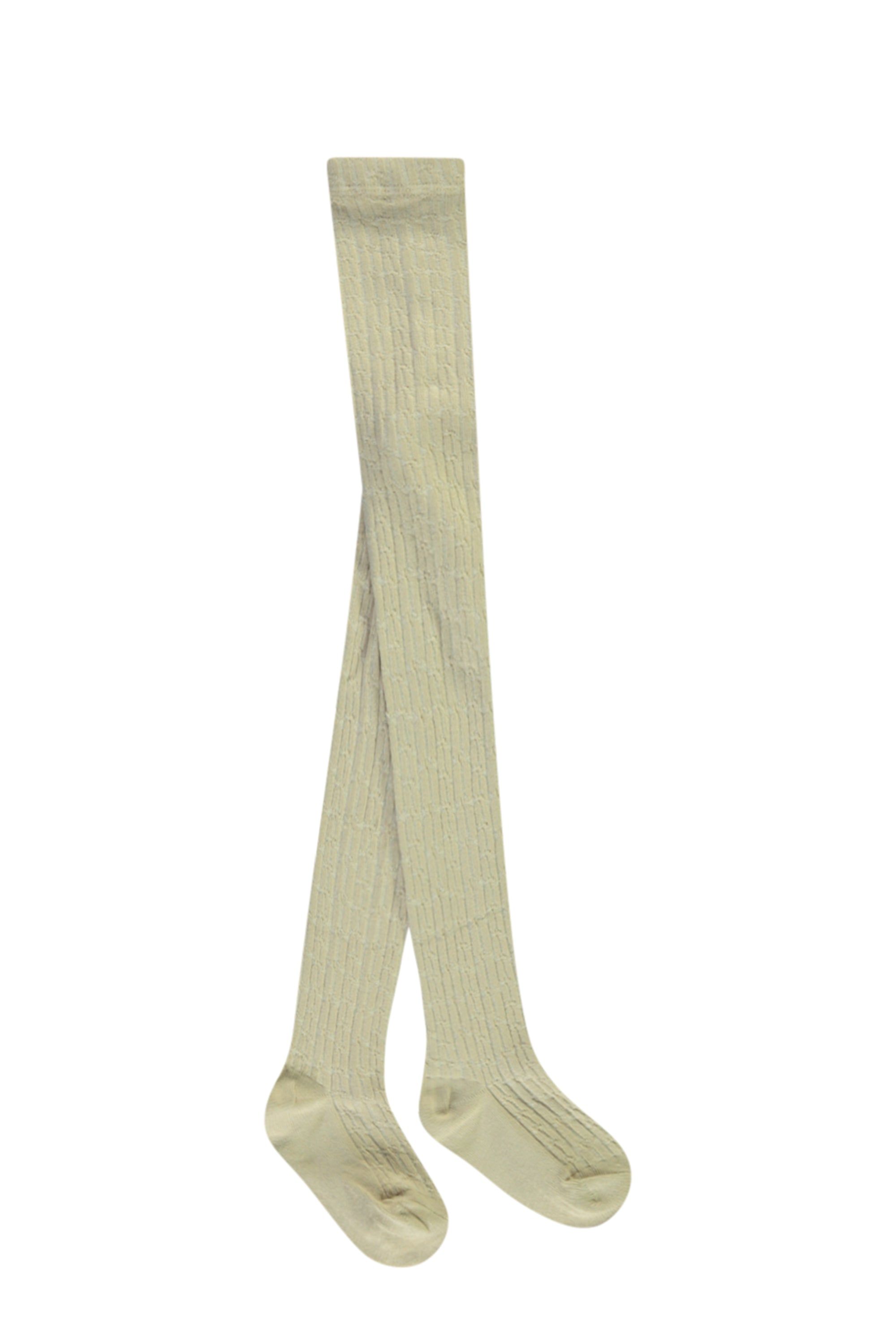 ♥ RILEE ♥ cable knit tights *Beige Melee*