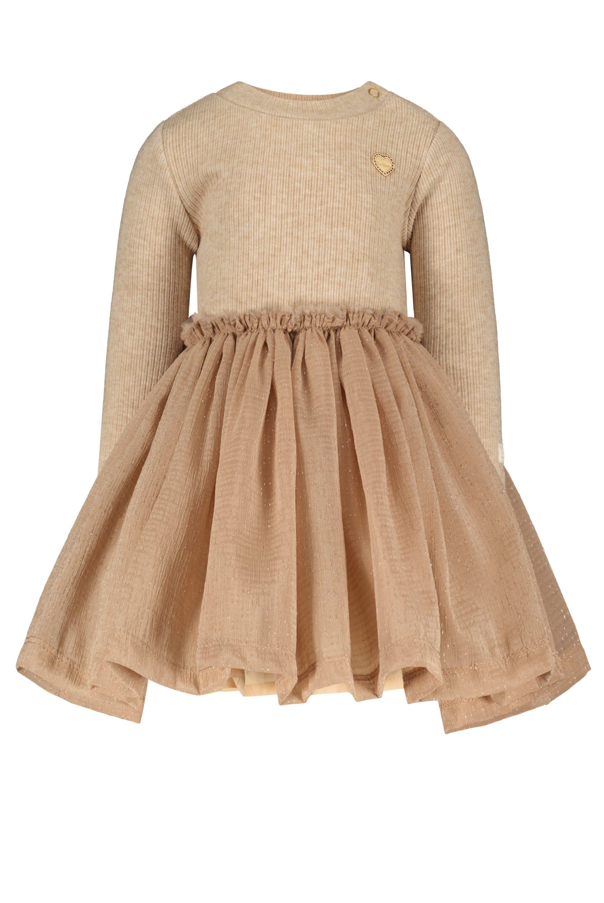 Jurk♥ SAMBA ♥ soft knit&tule dress *Cute Cortado*