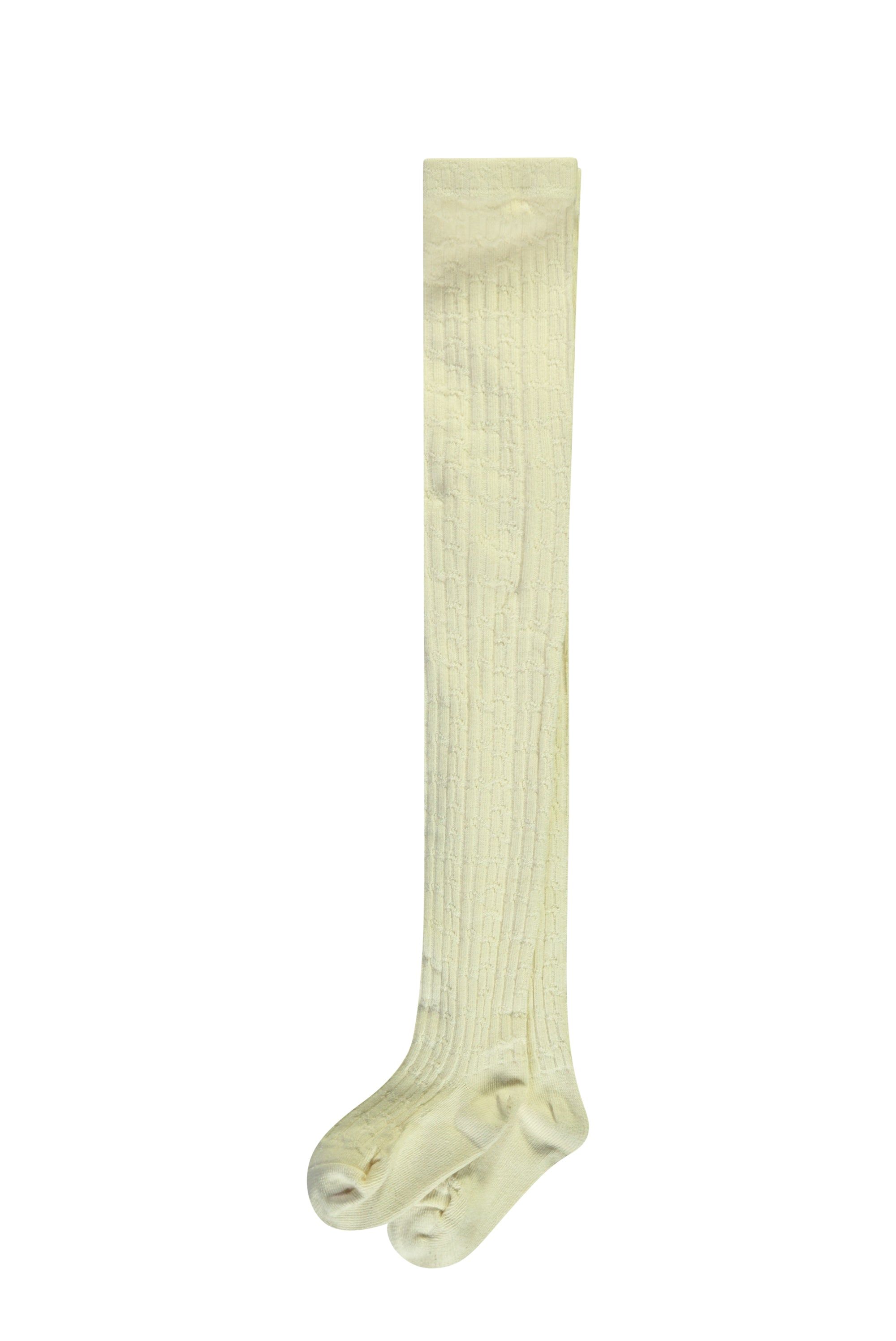 ♥ RILEE ♥ cable knit tights *Pearled Ivory*