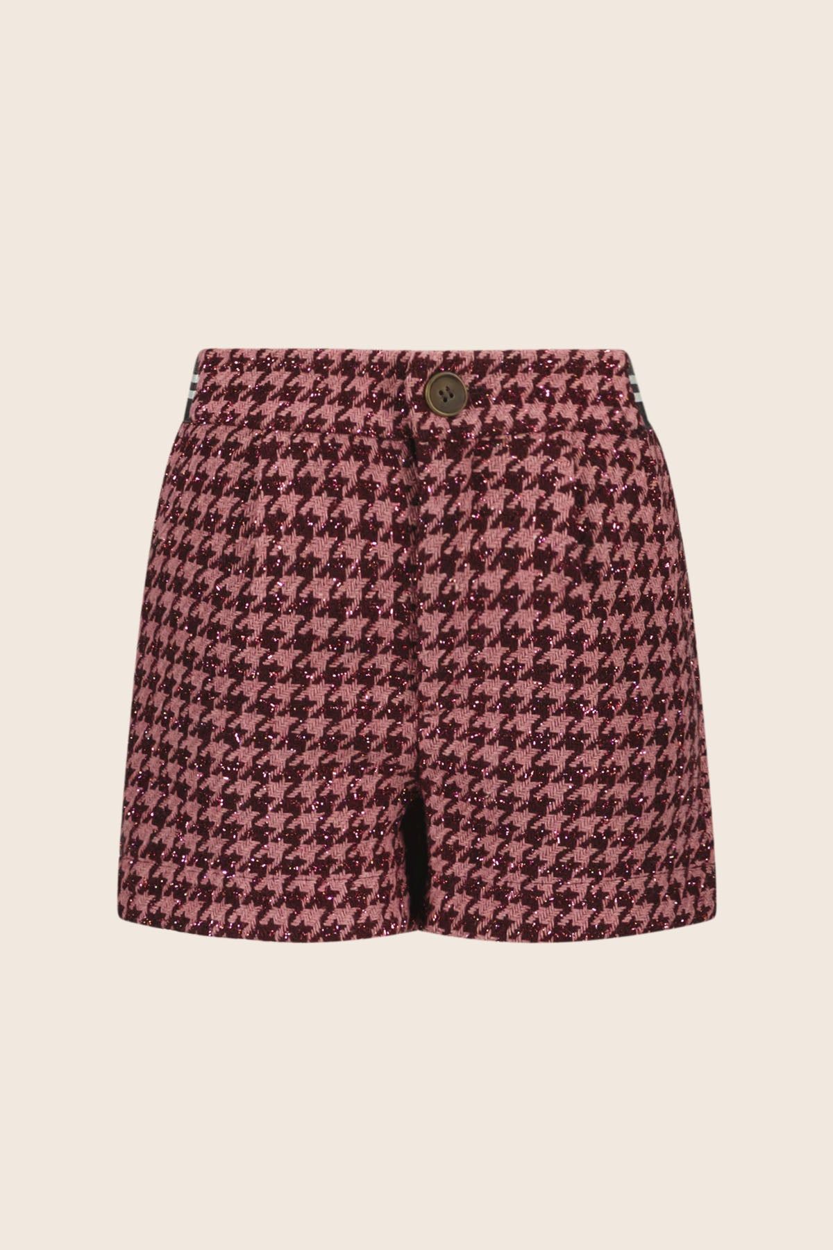 Febe Flo wool short with partly satin lining Pdp pink