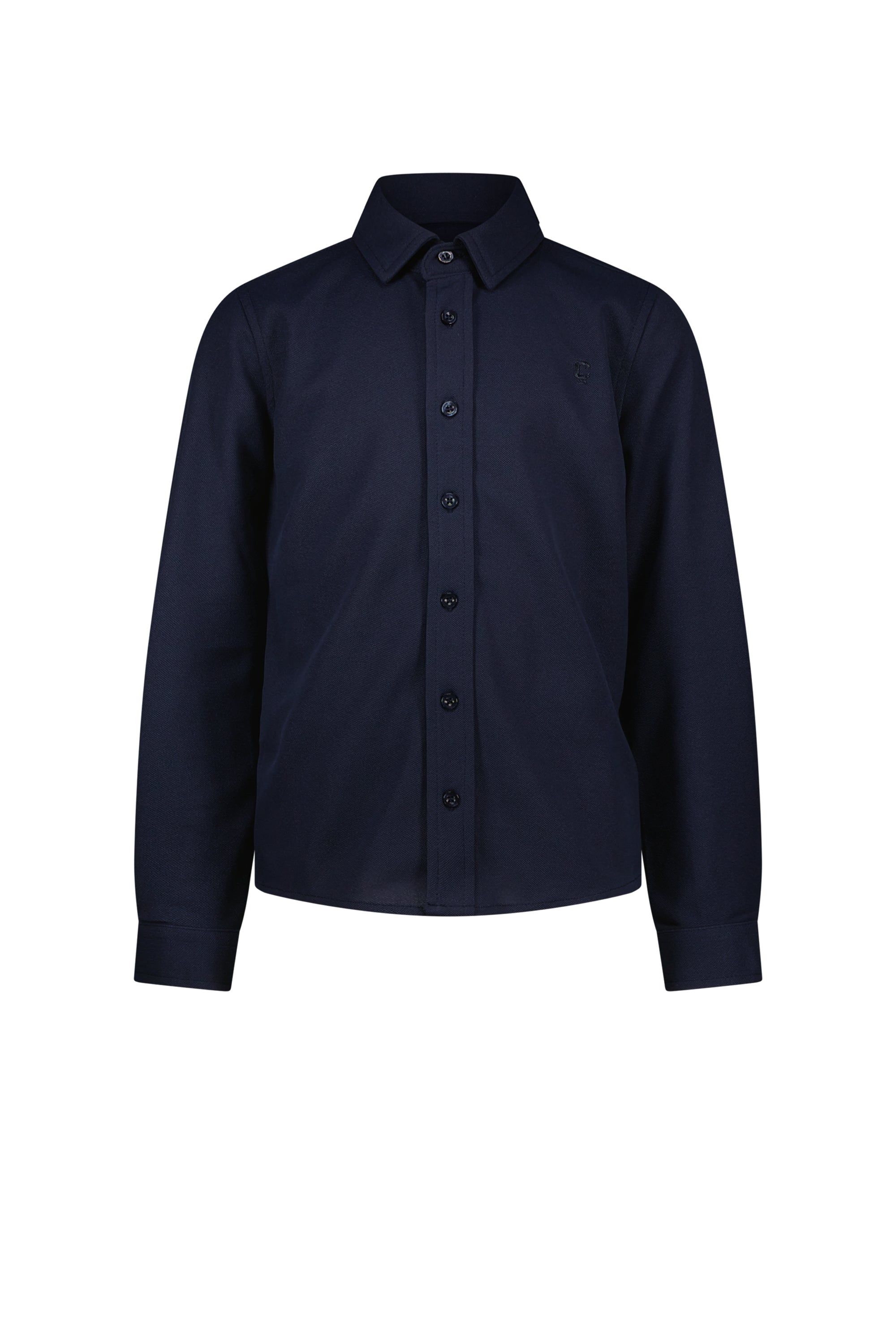 ◘ EVI ◘ piqué shirt *Navy*