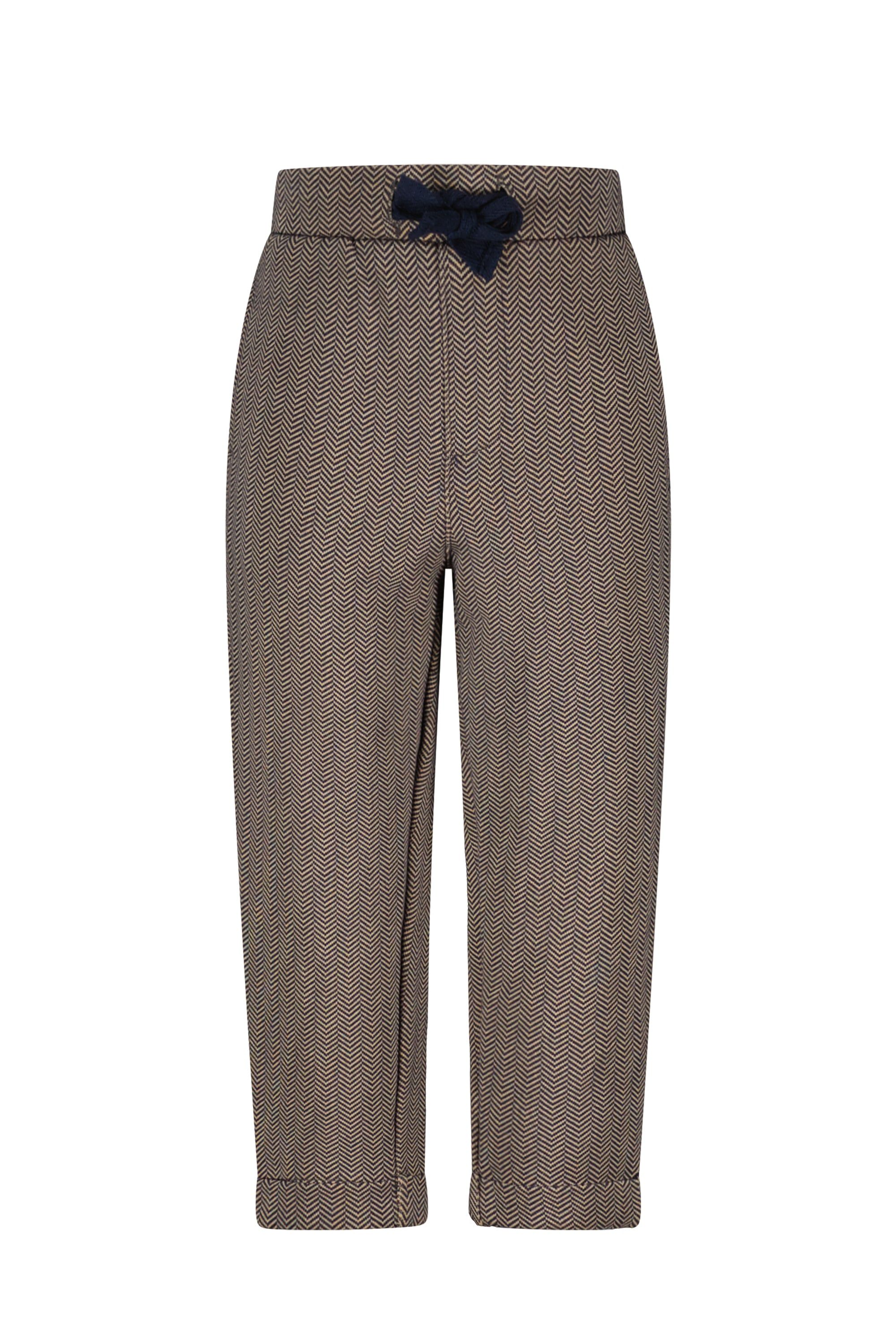 Broek◘ DONKASY ◘ herringbone trousers *Navy*