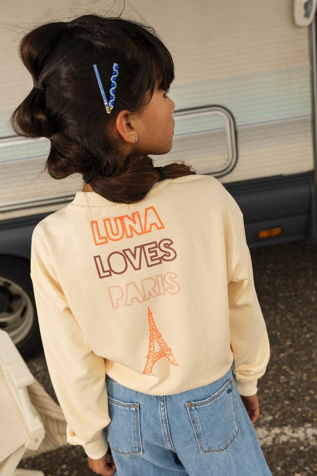 Trui / Sweater Luna crewneck sweater KEYSTONE Milk