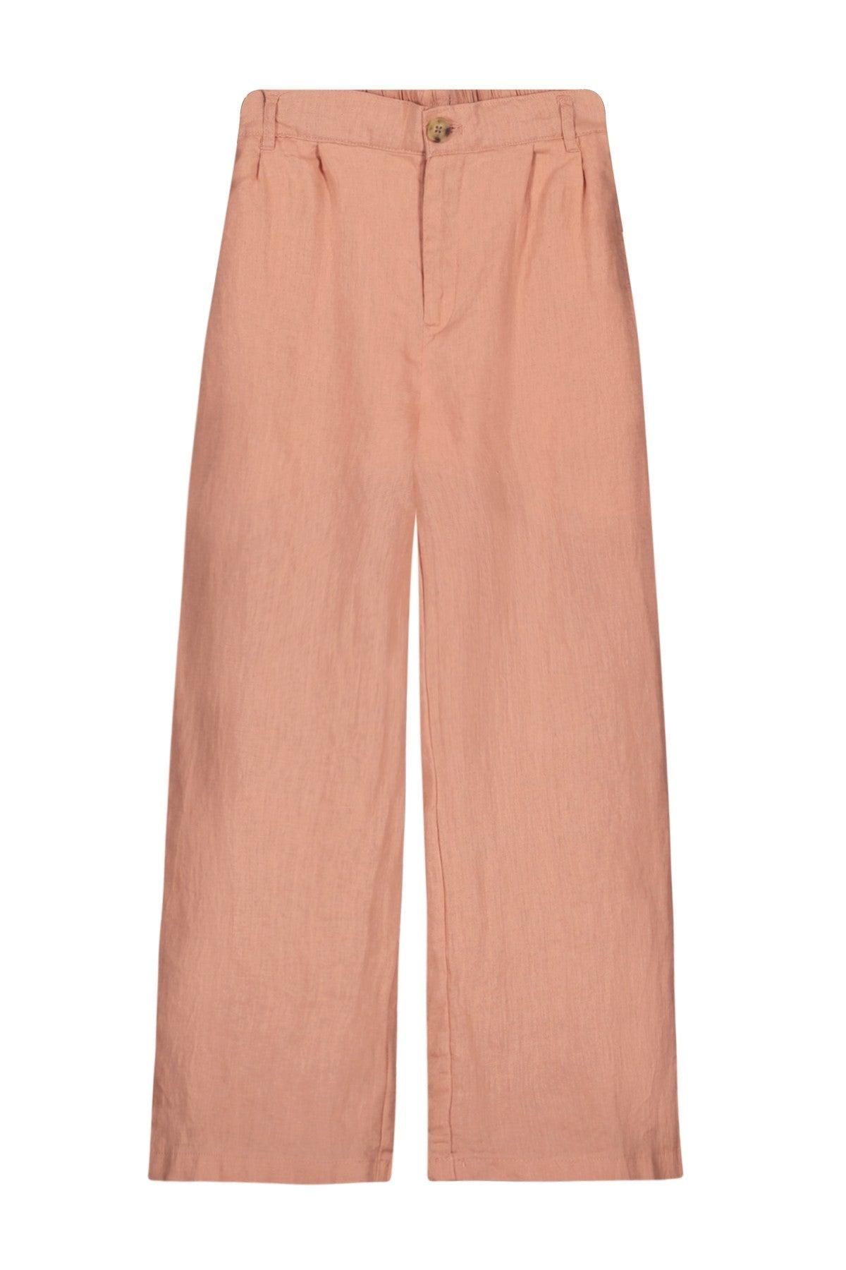 Broek Luna wide leg pants LORIS peach