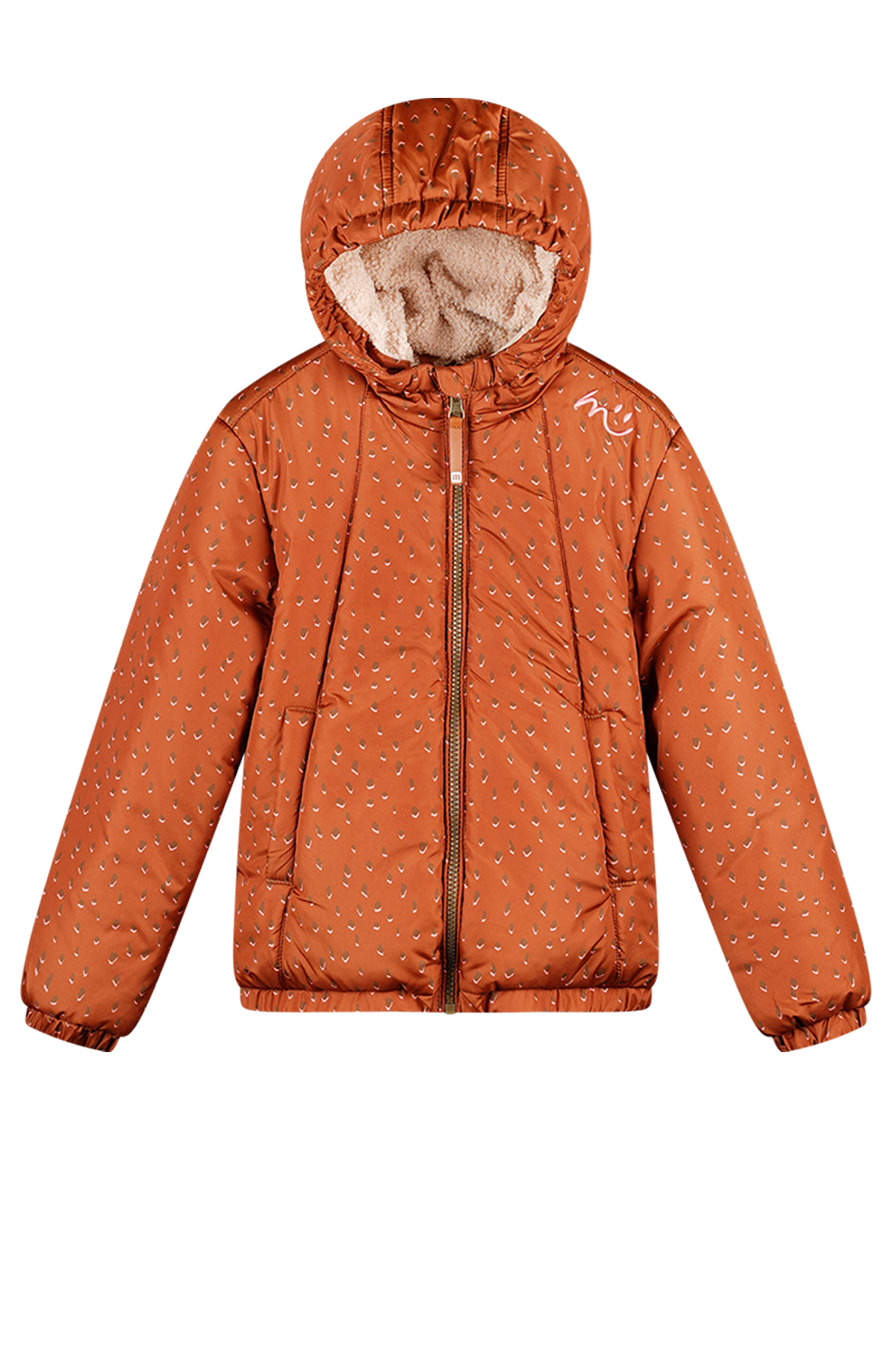 Jas JET puffer jacket rust