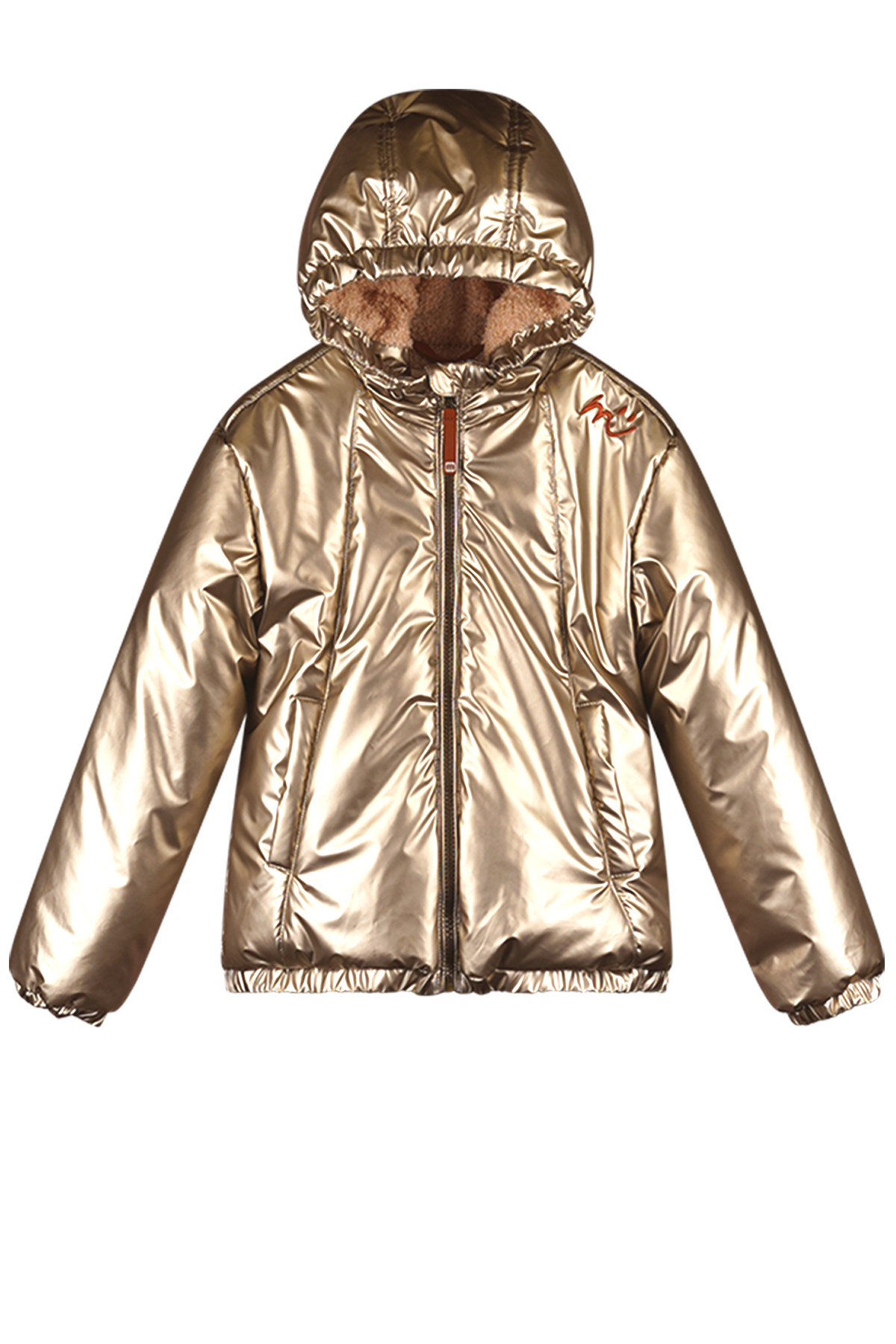 Jas JET puffer metallic gold