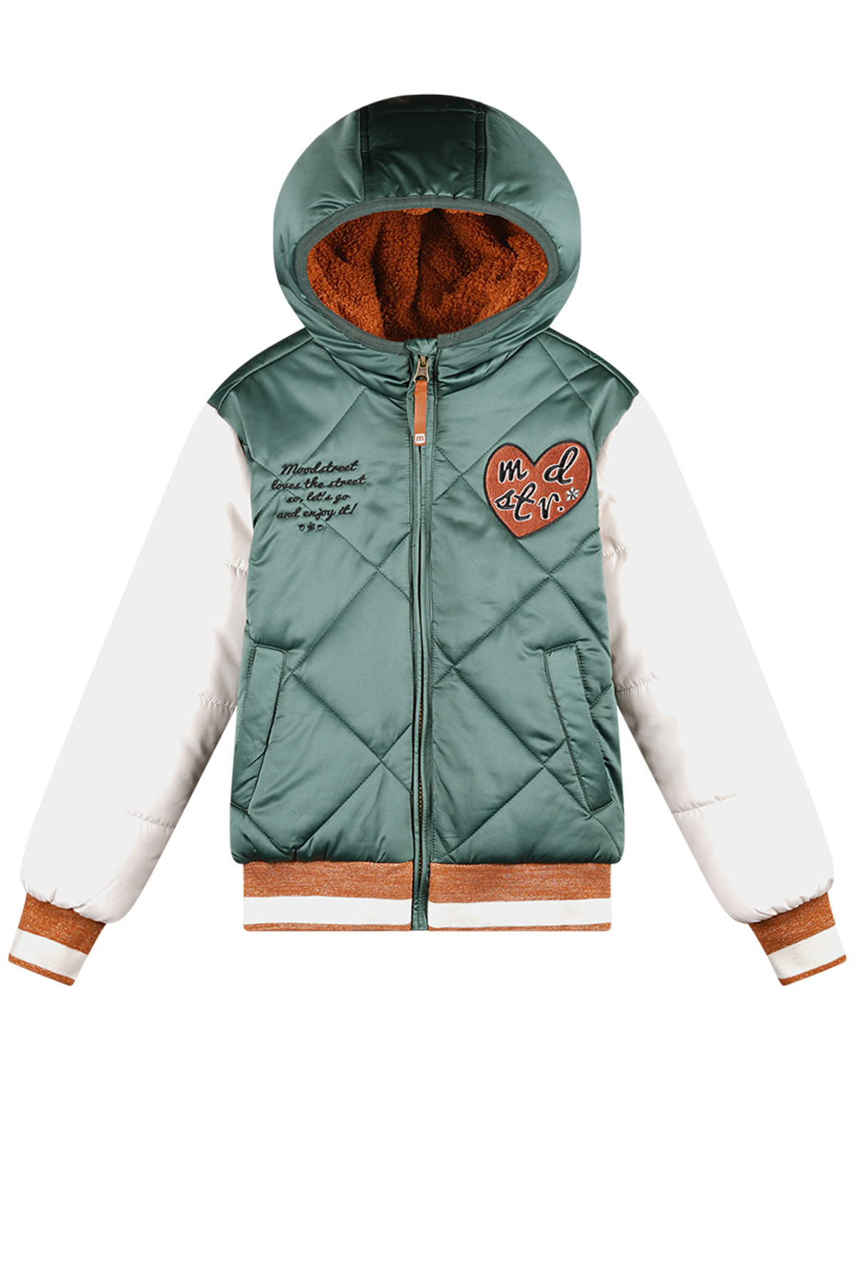 Jas JOY Baseball jacket green