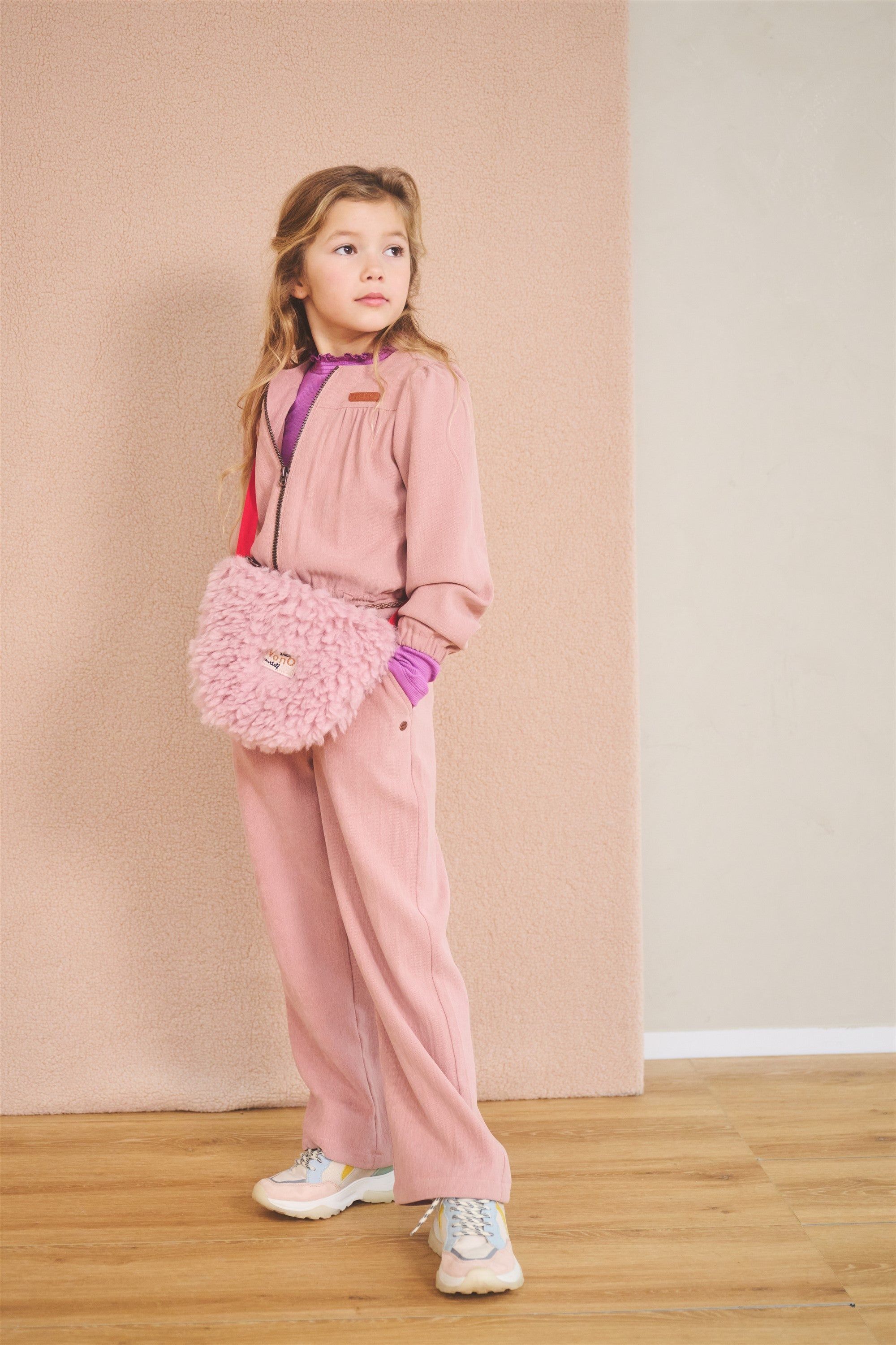 Sasal Twill Jumpsuit Oud Roze