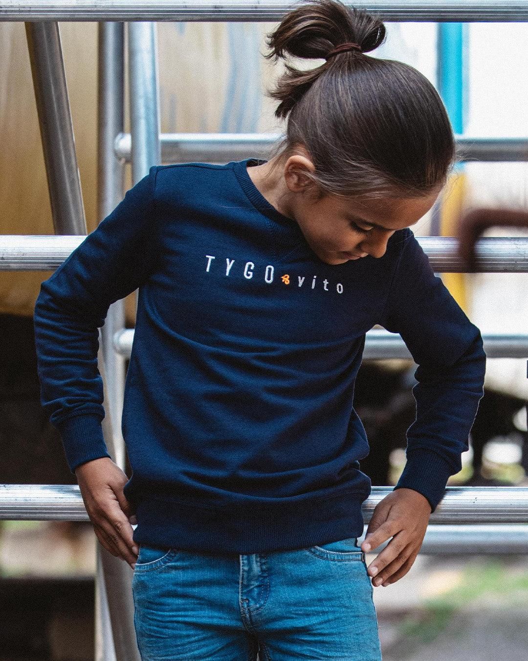 Trui / Sweater Sweater Tygo donker blauw
