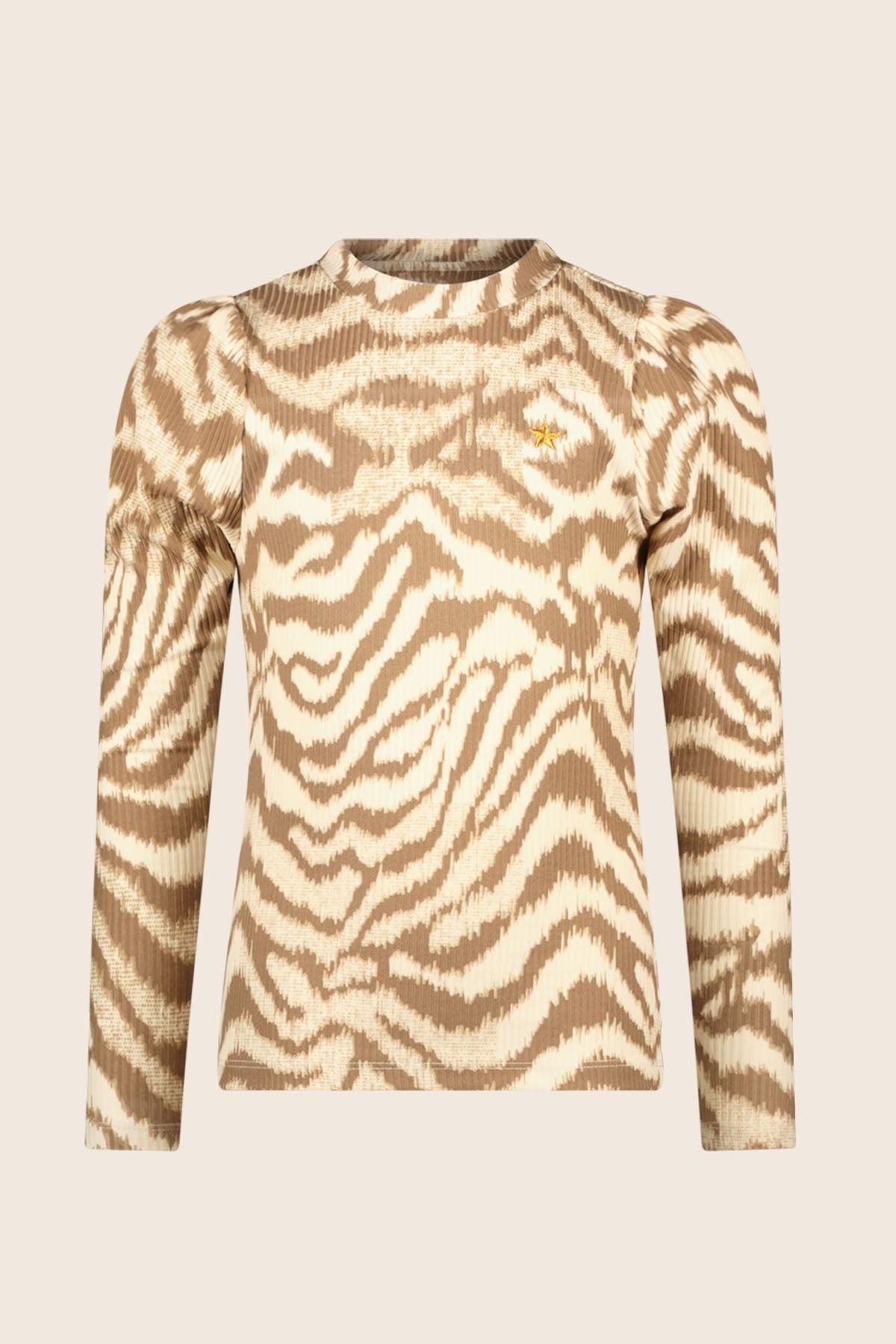 Longsleeve Top ELINE zebra