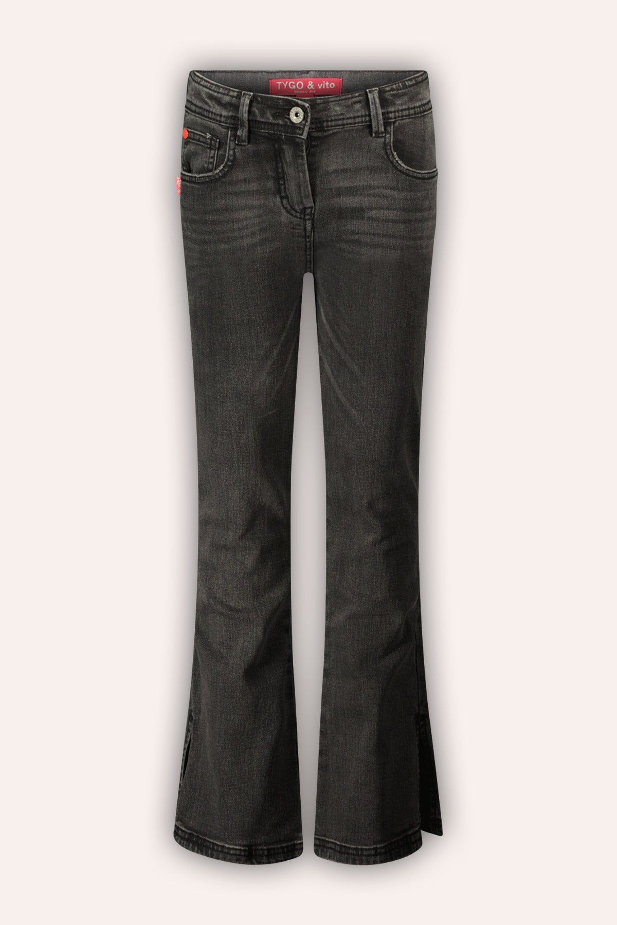 Flarepant jeans Poppy Grey Denim