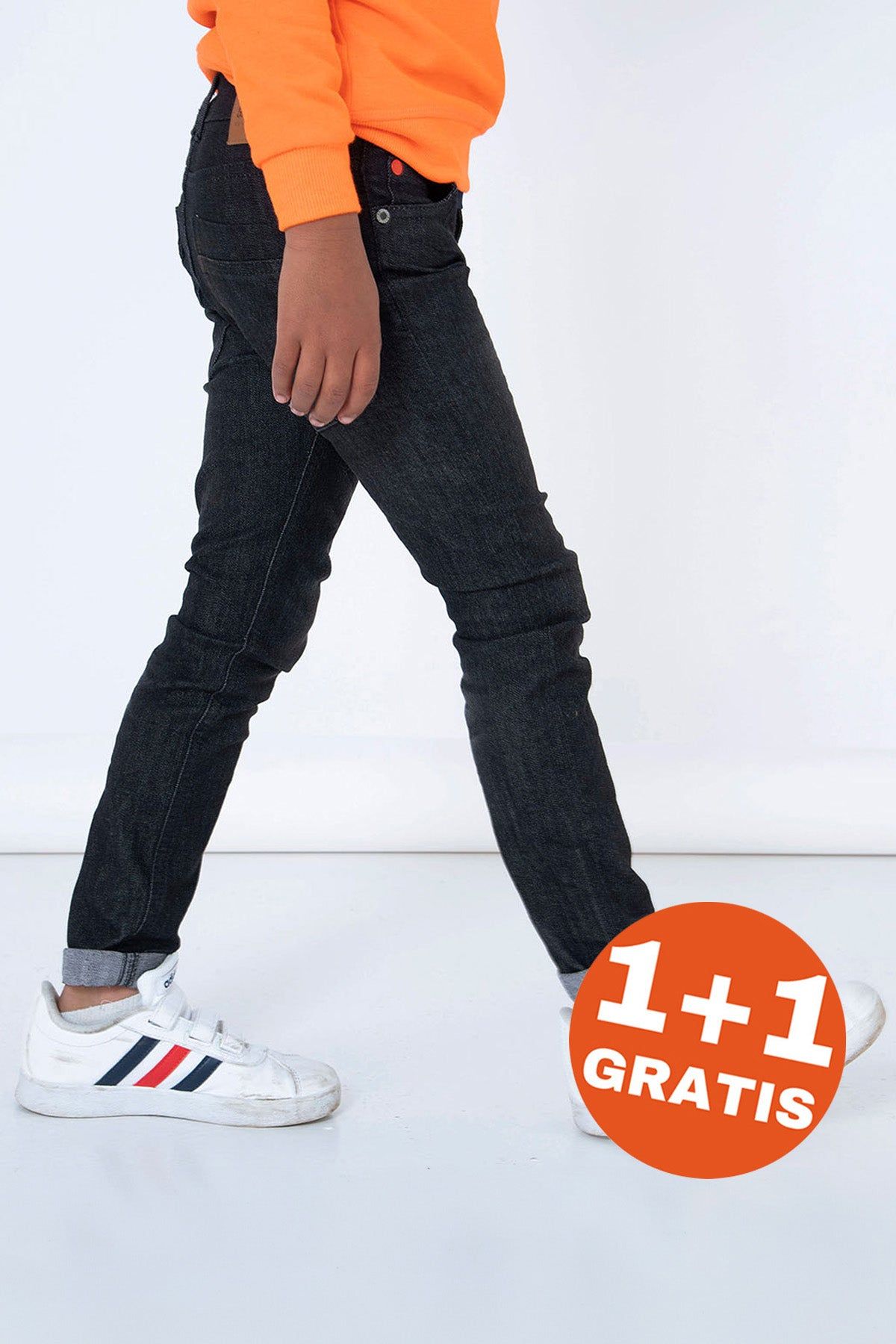 Broek Skinny fit jeans black denim