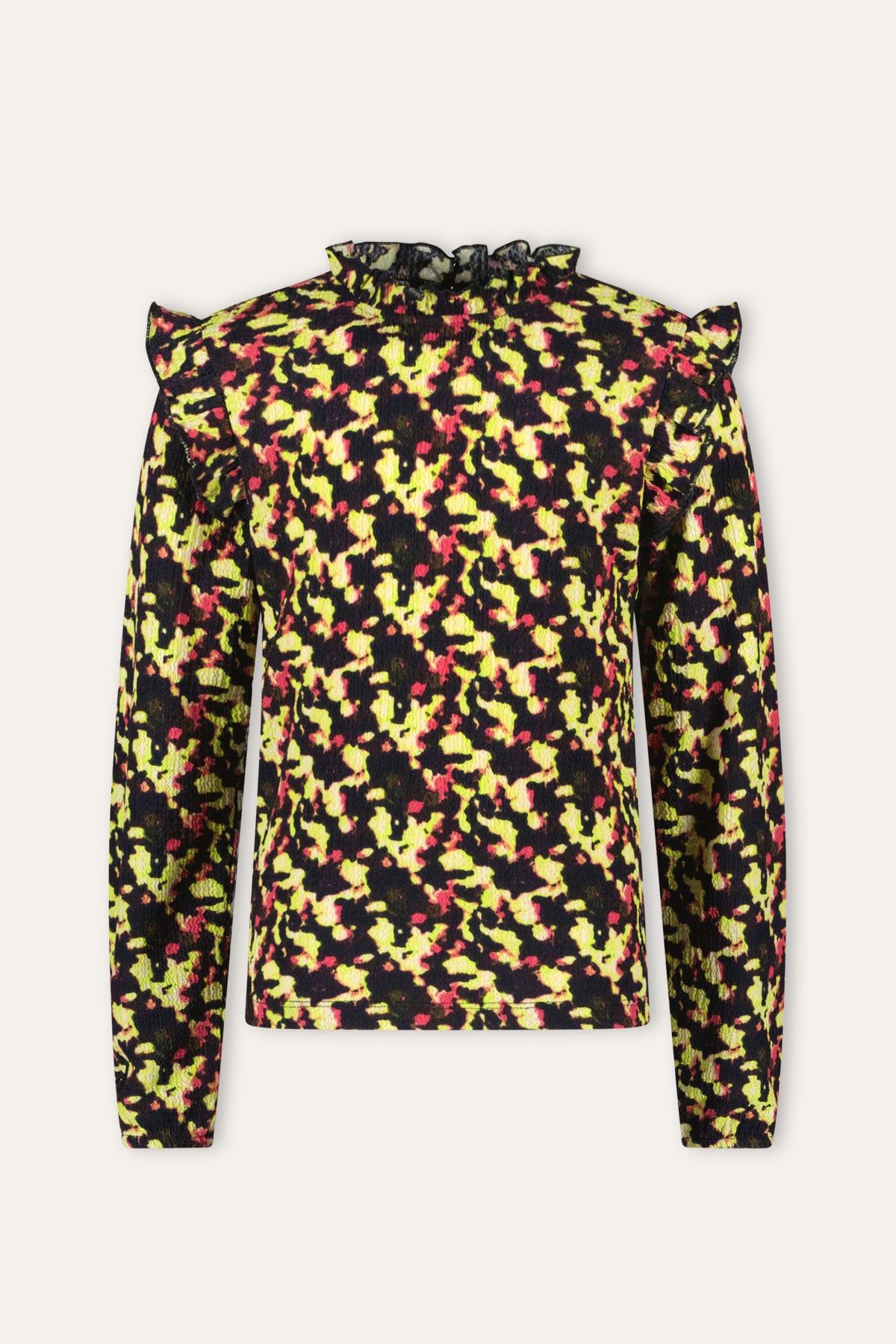 Longsleeve B.Nosy Billie Top Print Electric