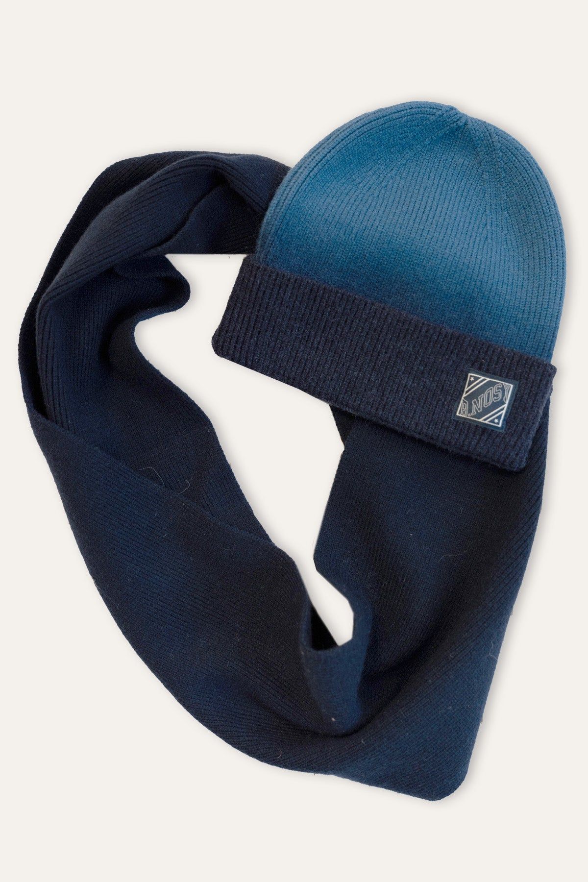 Accessoires B.Nosy Aeden Muts + Sjaal Blauw